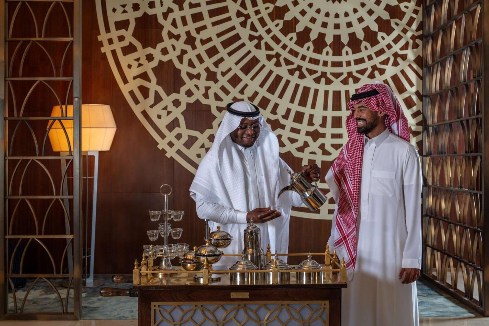 ไฮแอท รีเจนซี ริยาดห์ โอลาฮา Hotel ภายนอก รูปภาพ Arabian coffee